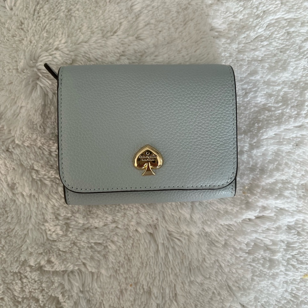 Kate Spade Kayla Small L-Zip Wallet, Hazy Morning - Picture 3 of 5